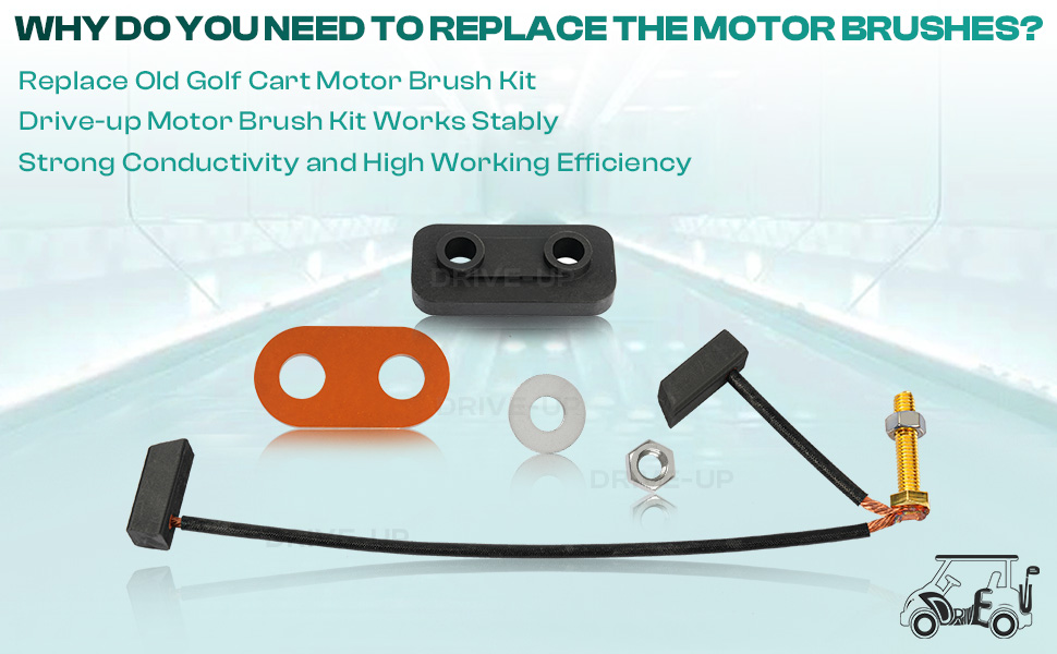 Drive-up 36 48 volt golf cart motor brushes kit