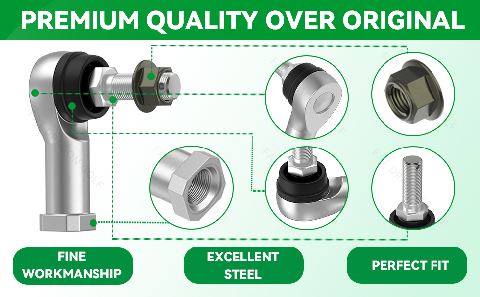 premium quality yamaha golf cart tie rod ends