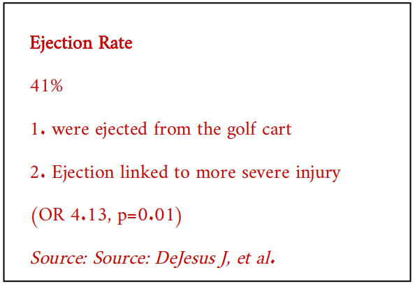 golf cart child postioner child injury