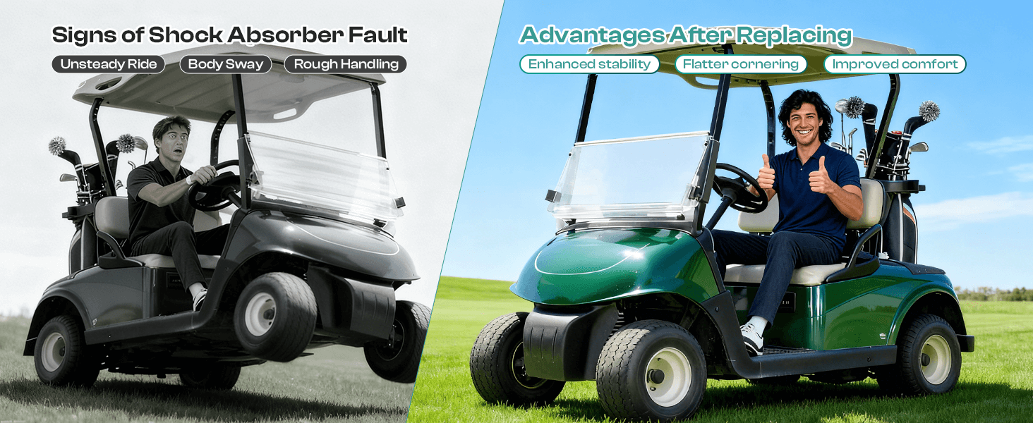 EZGO RXV rear shock upgrade,EZGO rear shocks