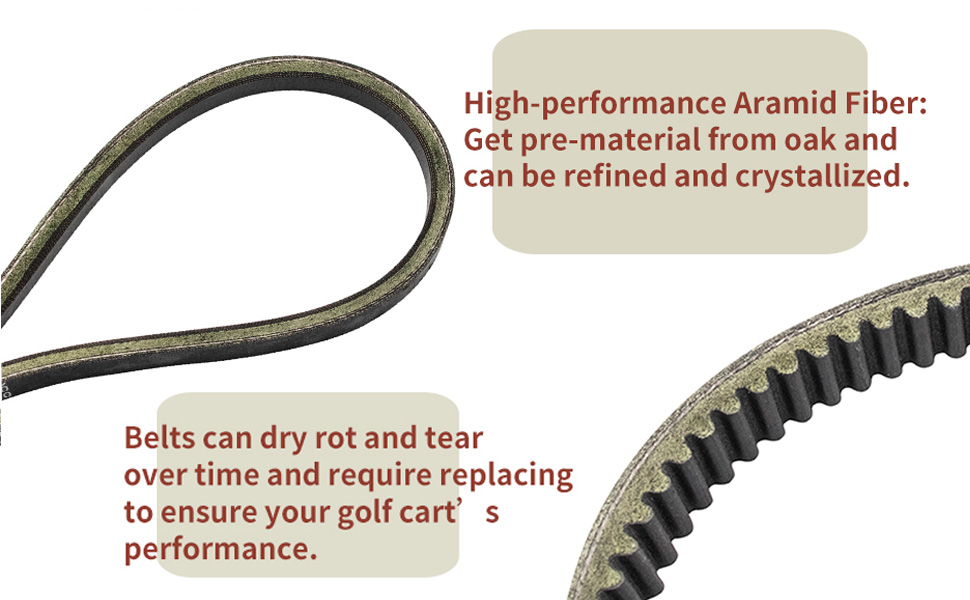 Drive-up Golf Cart Drive Belt Kit
