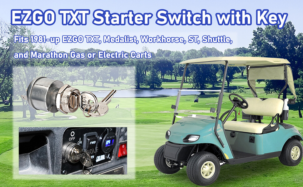 EZGO ignition switch,EZGO TXT ignition switch