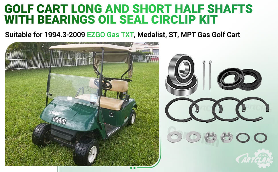 ez go golf cart rear axle bearing replacement,oil seals ezgo golf cart