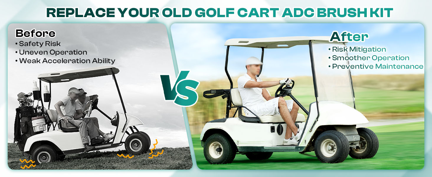 replace your old golf cart brushing kit