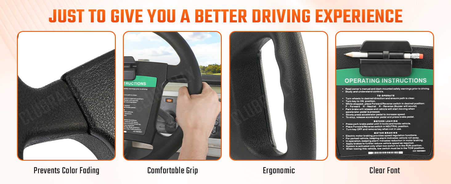 Club Car DS Steering Wheel