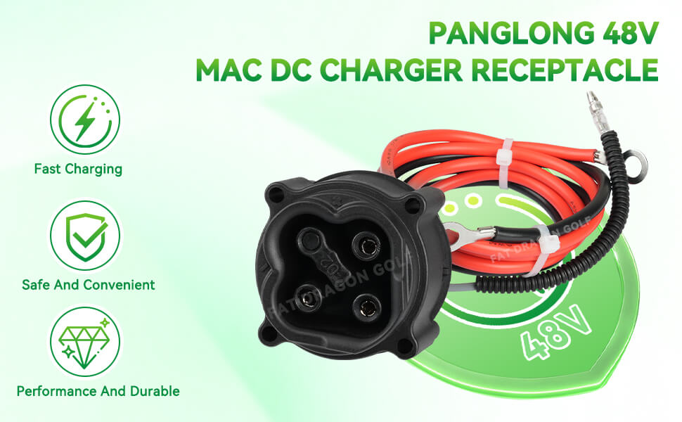 Yamaha 48 volt golf cart charger,Yamaha G29 charger receptacle