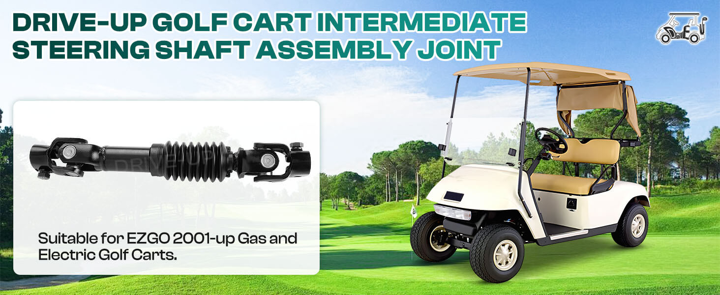 Drive-up Golf Cart Steering Shaft Assembly Fit for EZGO 2001-up