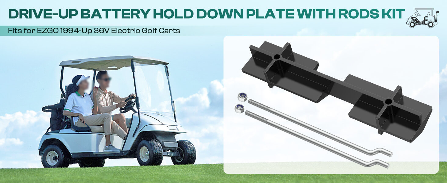 golf cart battery hold down