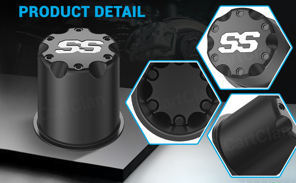 golf cart wheel center cap