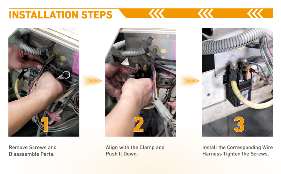 club car solenoid installation steps