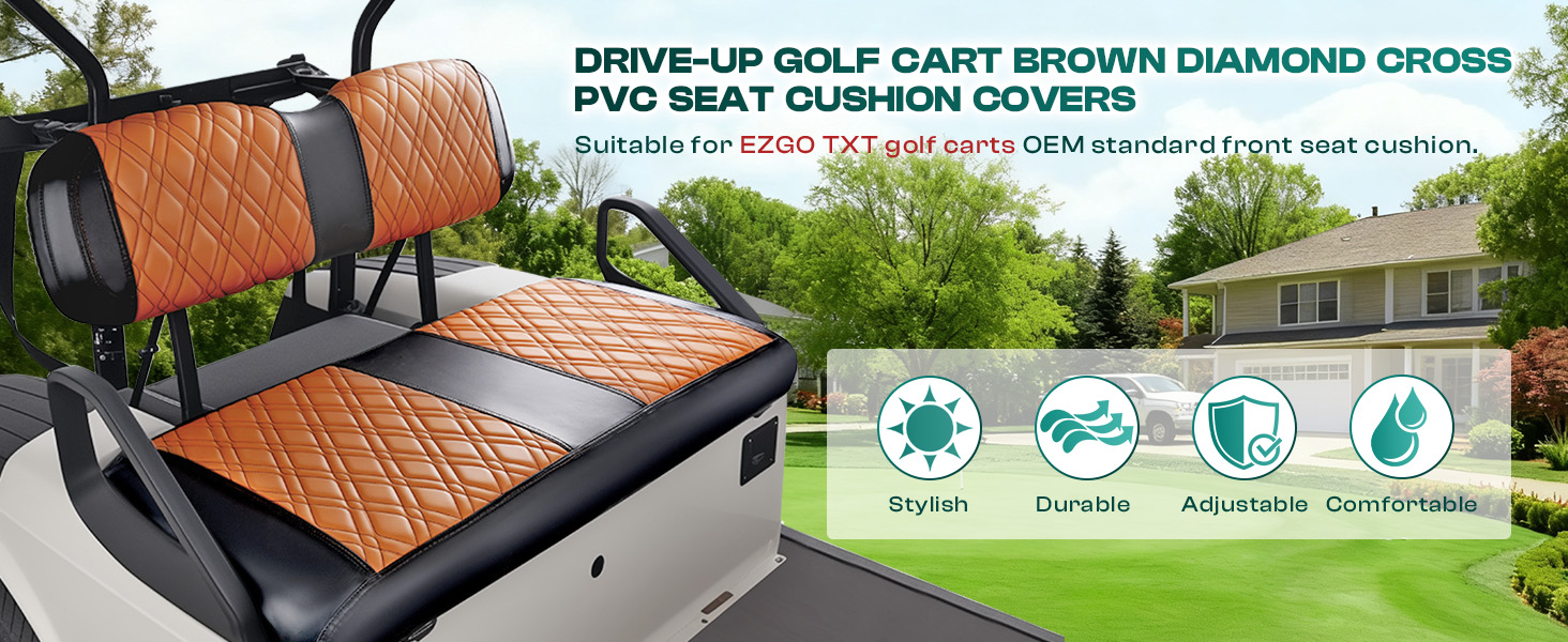 TXT golf cart seat cover