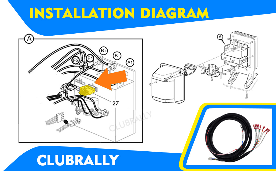 ezgo pds wiring harness,ezgo 36 volt controller wiring