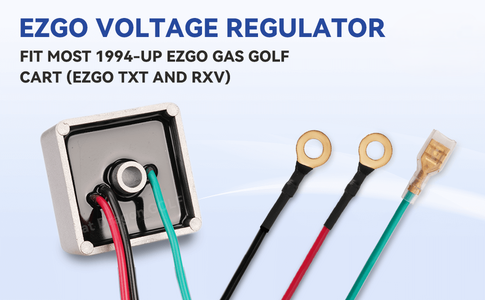 This EZGO voltage regulator fit for 1994 and newer EZGO TXT gas models