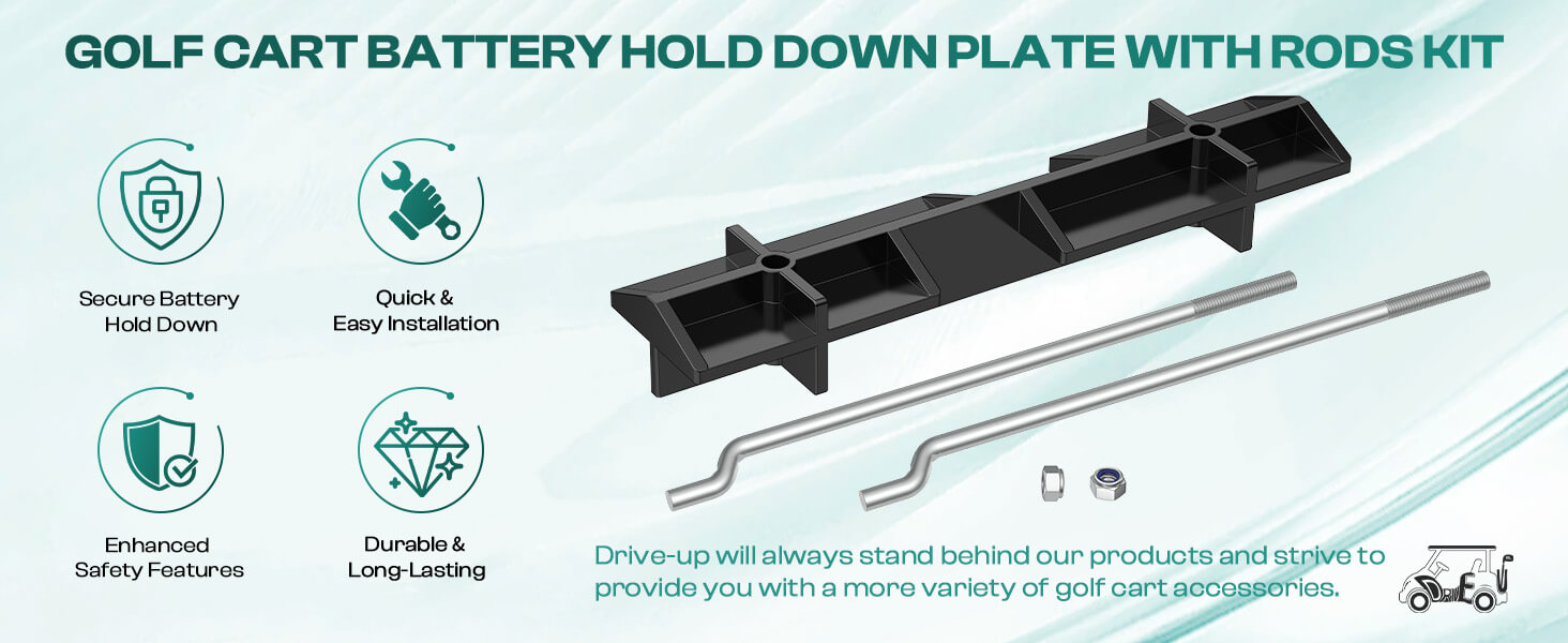 golf cart battery hold down