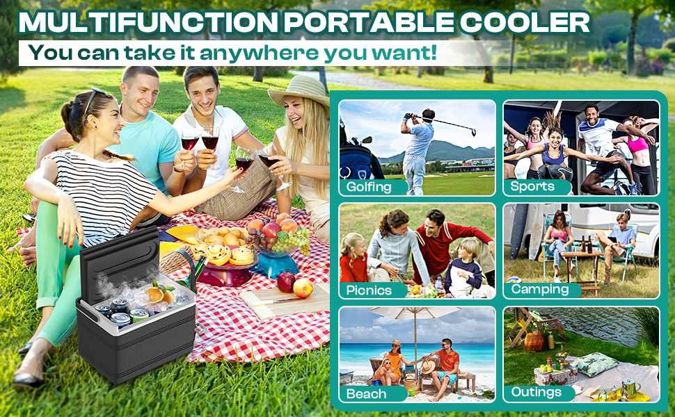 Golf Cart Cooler for EZGO RXV