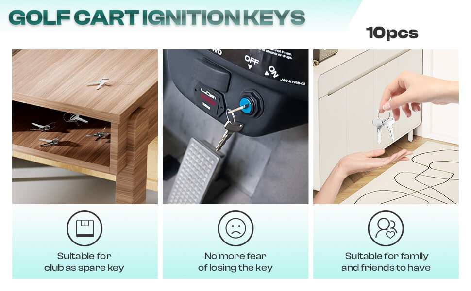 Yamaha golf cart key