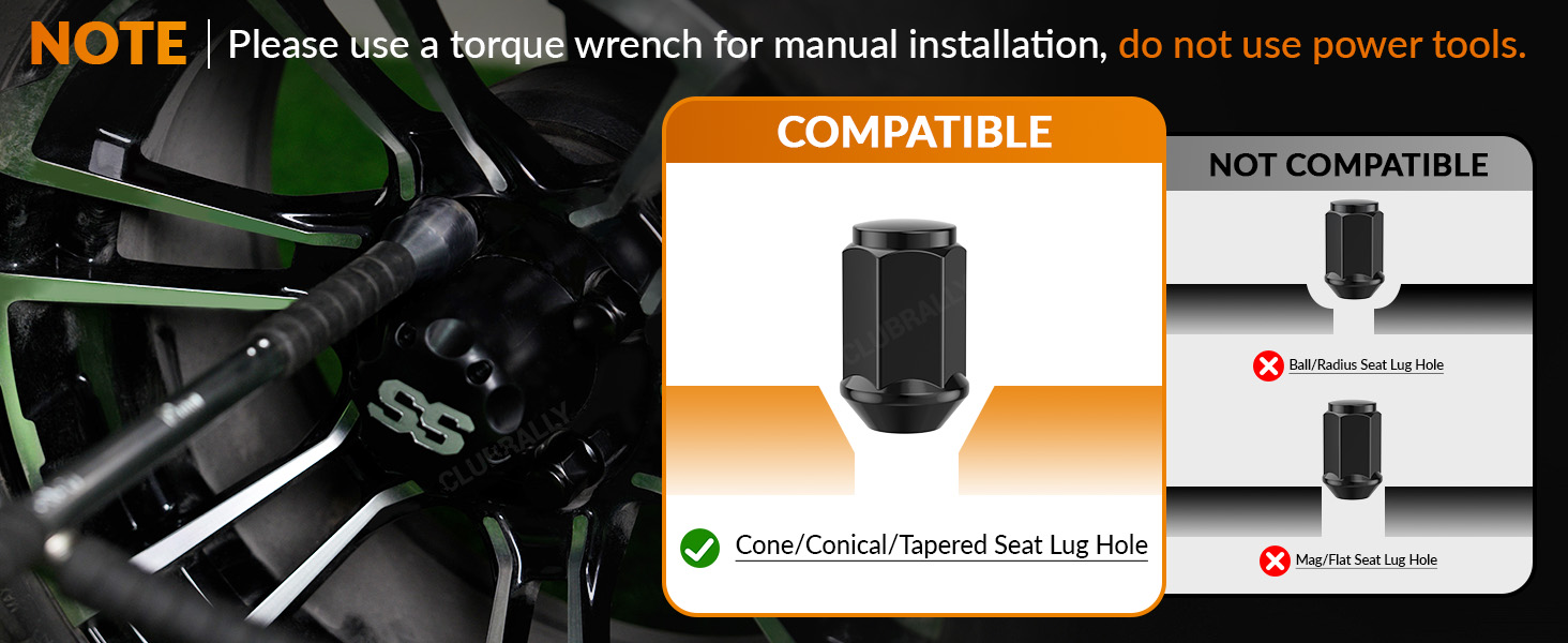 Golf Cart Club Car Center Caps & Wheel Lug Nuts Kit