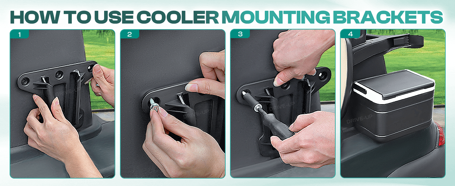 golf cart cooler bracket,golf cart cooler sandbox mounting bracket