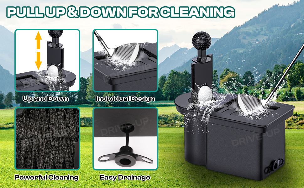 golf Club Head Washer for EZGO