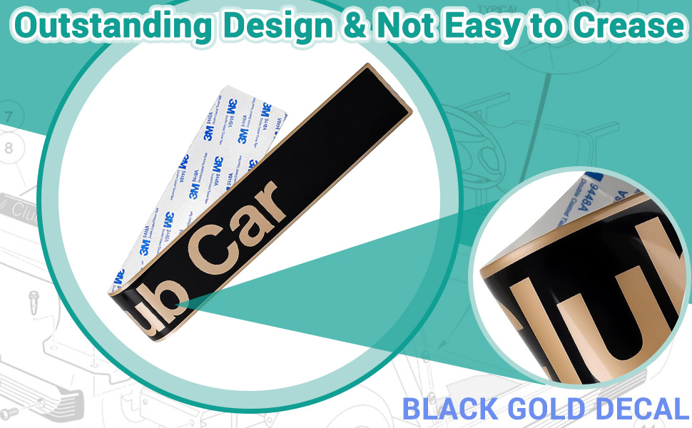 golf cart decals