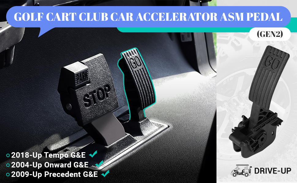 golf cart club car accelerator pedal