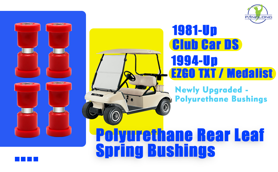 EZGO leaf spring bushings​, EZGO golf cart rear leaf spring bushings​