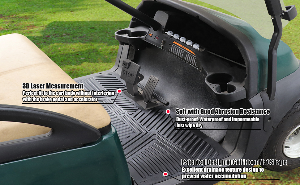 floor mats for golf carts,golf cart rubber floor mat