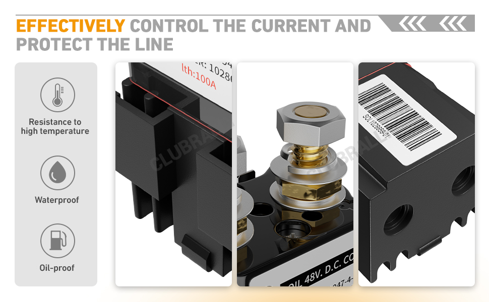 Golf cart solenoid with resistor effectively control the current and protect the line