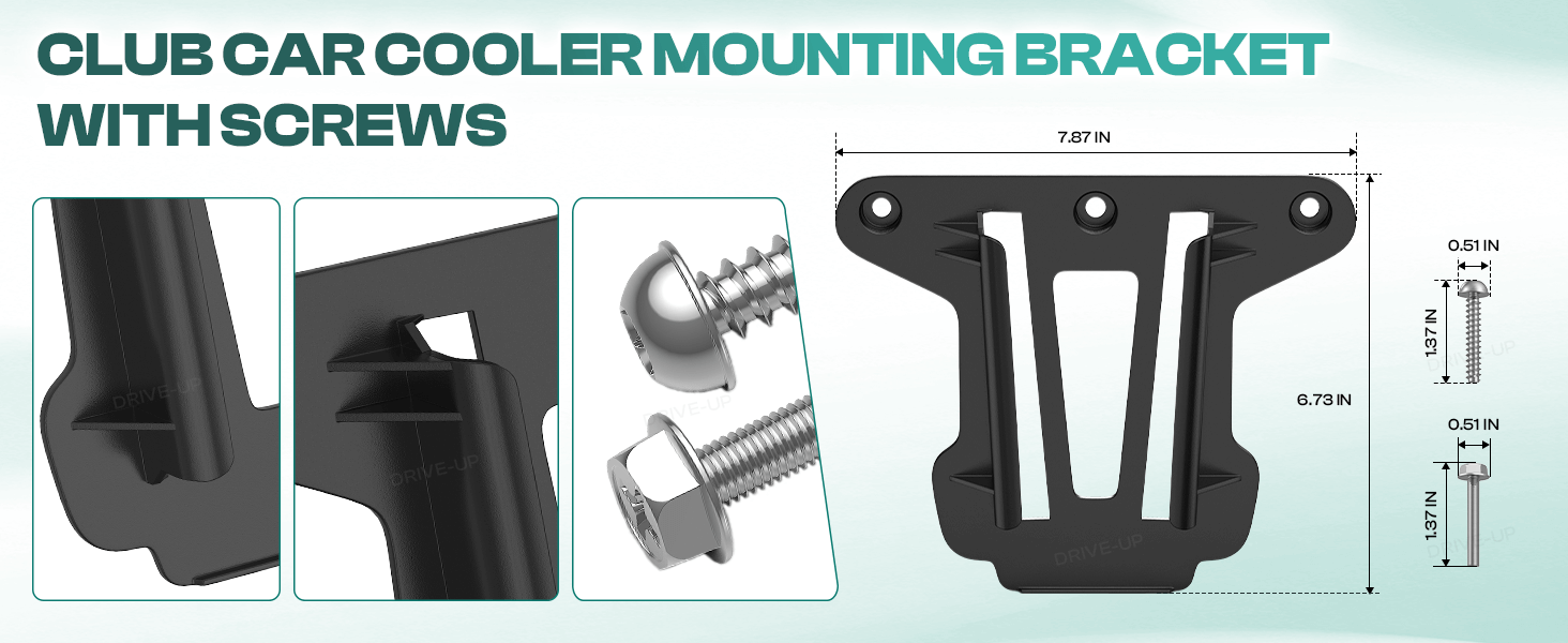 golf cart cooler bracket,golf cart cooler sandbox mounting bracket