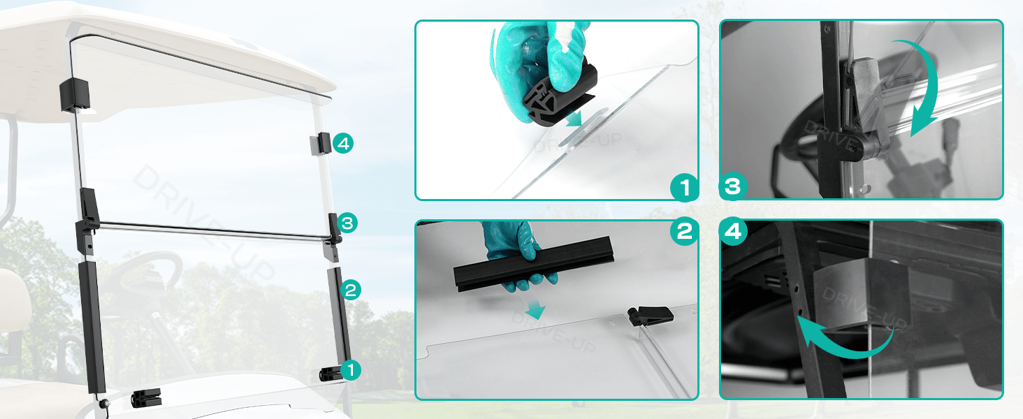 ezgo txt windshield, windshield for ezgo​ txt
