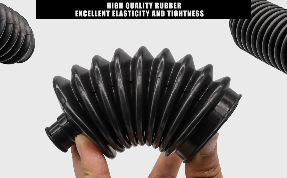 Each golf cart steering bellows in the kit comes with two high-quality stainless steel cable ties.