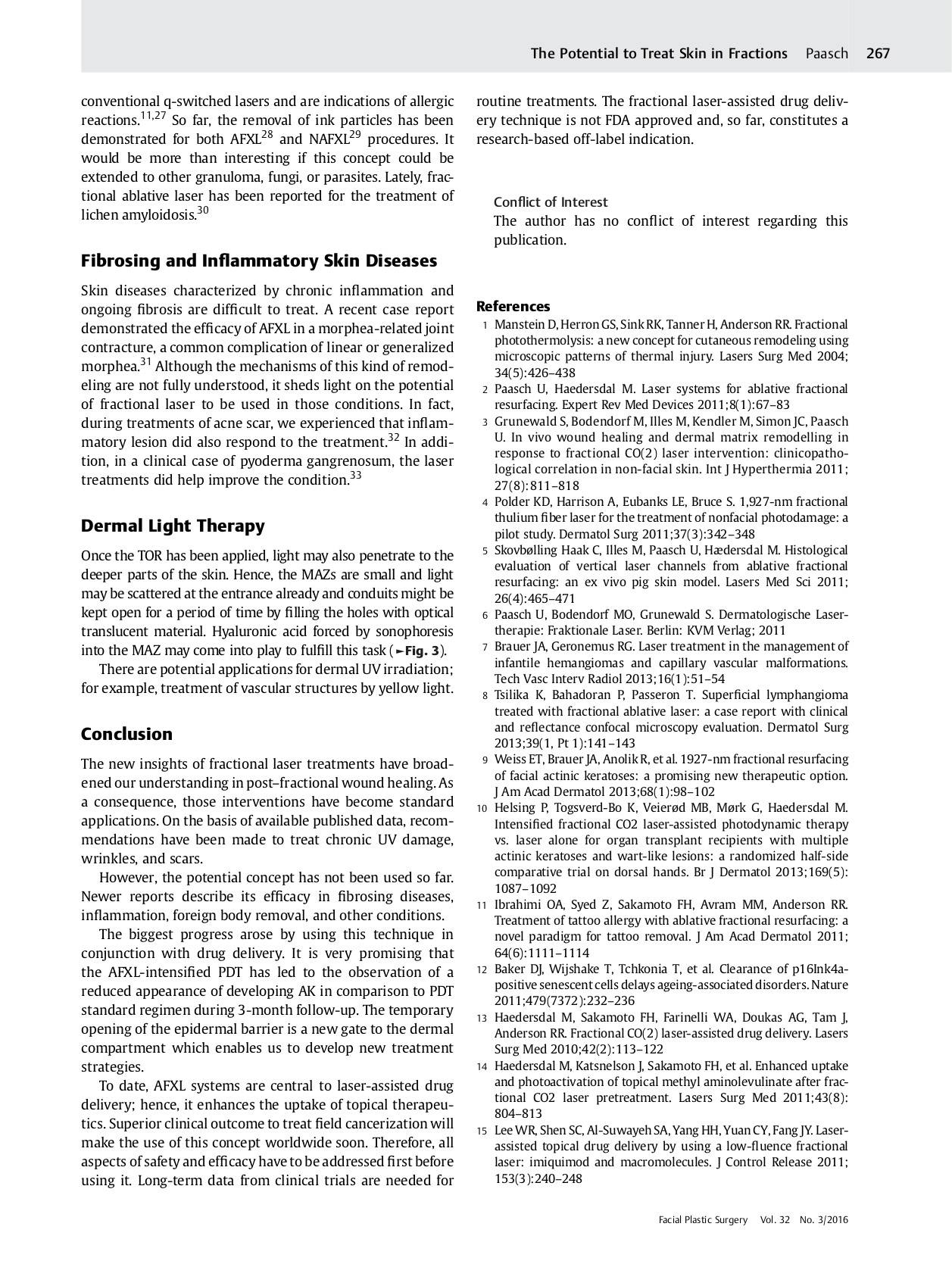 The Future of Fractional Lasers