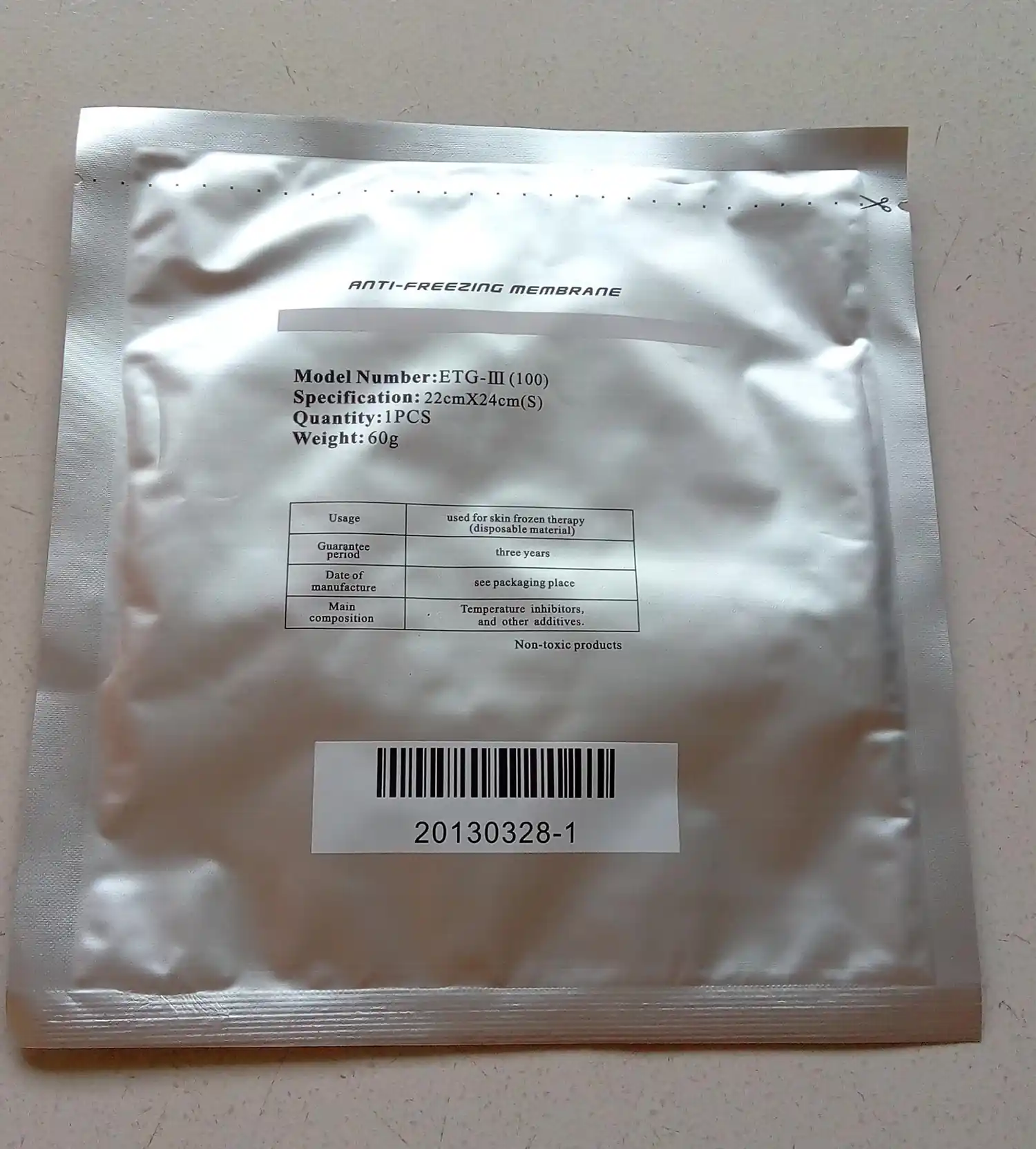 S Size antifreeze membrane
