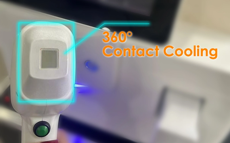 Diode laser Skin Cooling