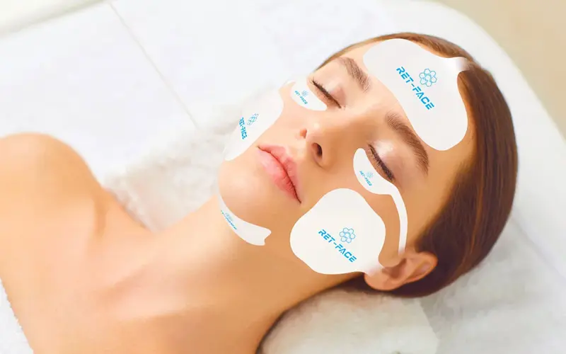 RET Face treatment on face