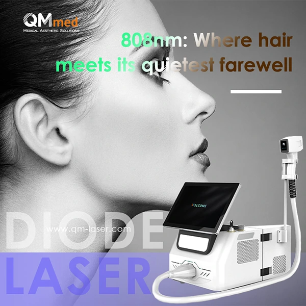 Portable facial laser hair removal machine
