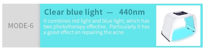 Clear blue light – 440 nm