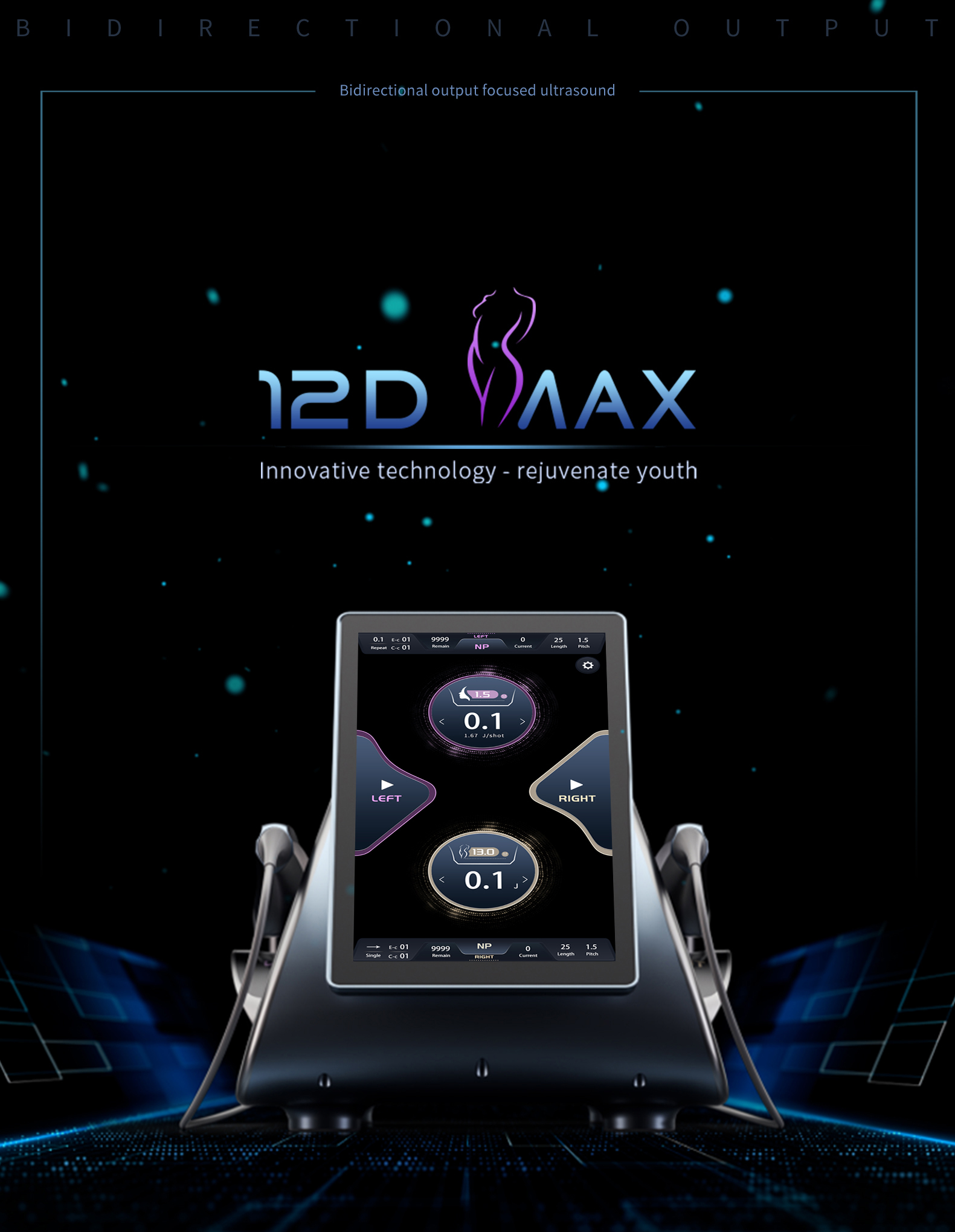 Система HIFU с двумя ручками 12D Max