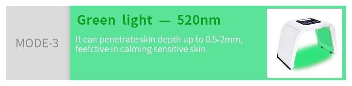 Green light – 520 nm