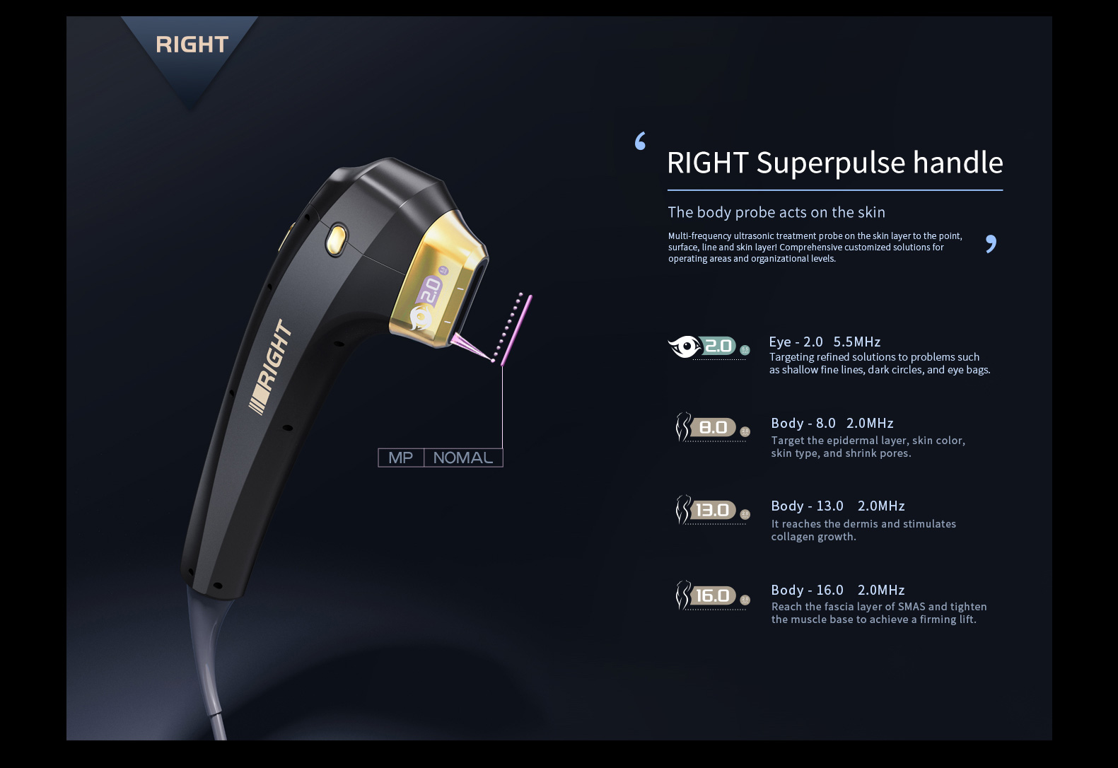 RIGHT Superpulse handle