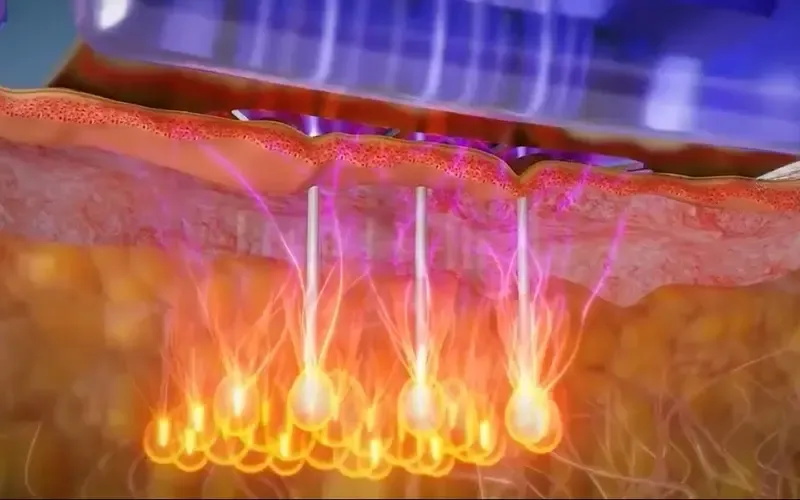 Fixed Mode: Delivers RF energy at a single depth for targeted treatment.