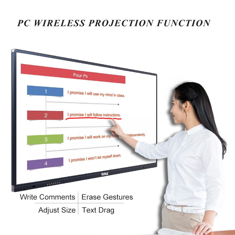 98 inch smart whiteboard price for school