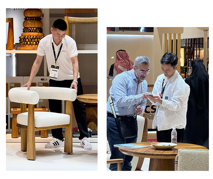 Hongdi furniture × Saudi Hotel show 2025 06