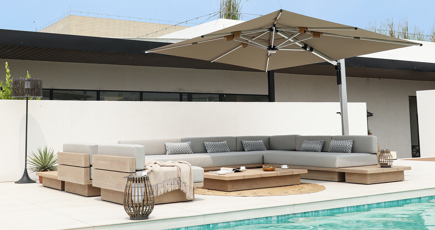 Hongdi outdoor Furniture Menorca Sofa 1