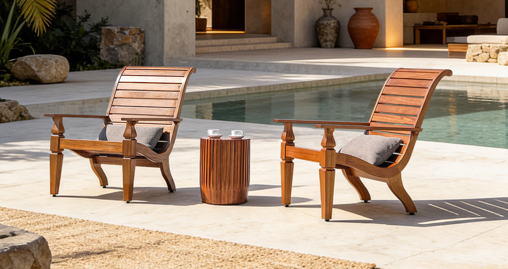 Hongdi outdoor furniture-Baroque lounge chair01