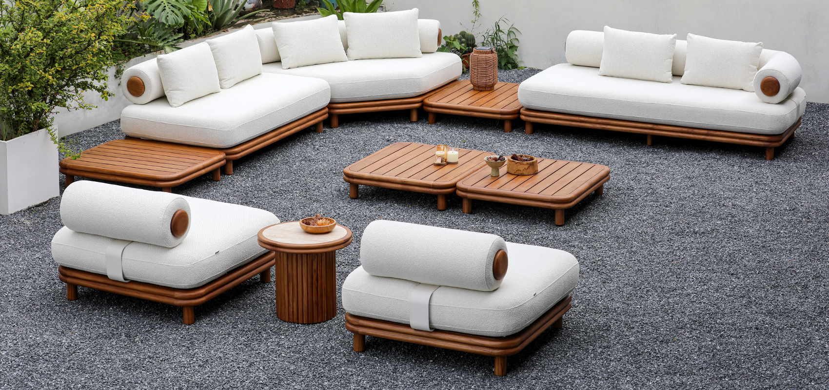 Hongdi outdoor Furniture Barron II Sofa 01
