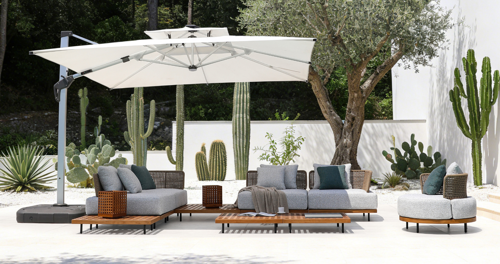 Hongdi outdoor Furniture MK Sofa-teak1