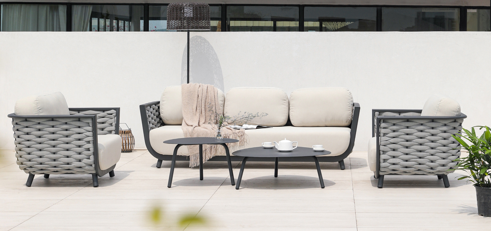 Hongdi Weiss Outdoor sofa 2