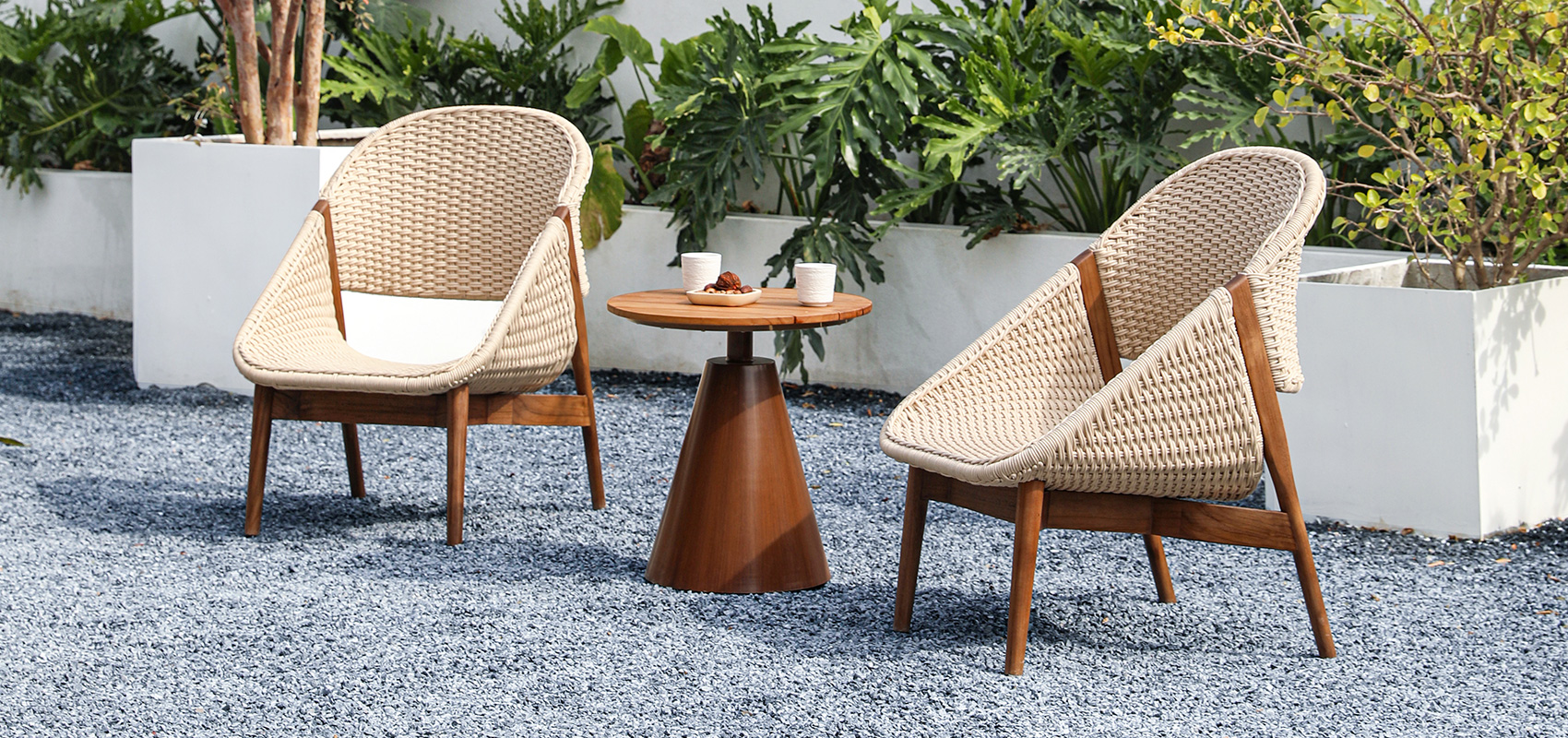 Hongdi outdoor furniture-Shell lounge chair1