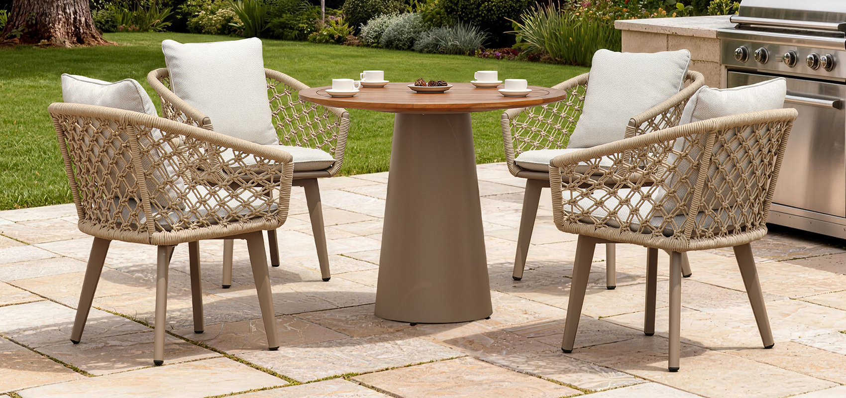 Hongdi outdoor furniture anna Dining Chair 02